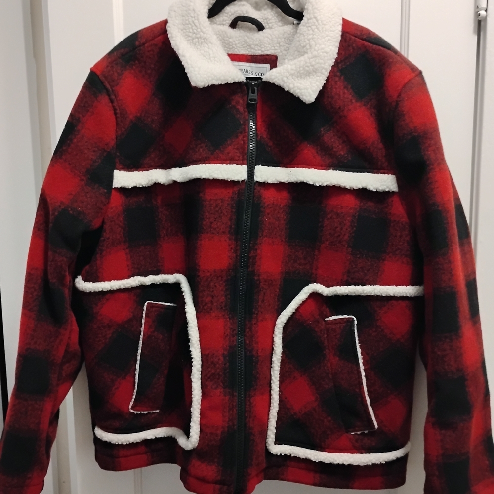 Levi's Red and Black Plaid Jacket